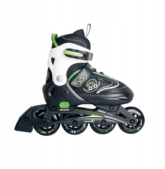 Picture of Promotion! Muuwmi children's roller skates size 37-40 green/white AU 427AU