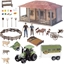 Изображение ProNice DUY ZESTAW FARMA ROLNIKA DOMEK GOSPODARZ TRAKTOR ZWIERZTA NARZDZIA