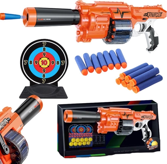 Picture of ProNice PISTOLET NA POCISKI PIANKOWE KULKI TARCZE BRO ZABAWKA DLA DZIECI