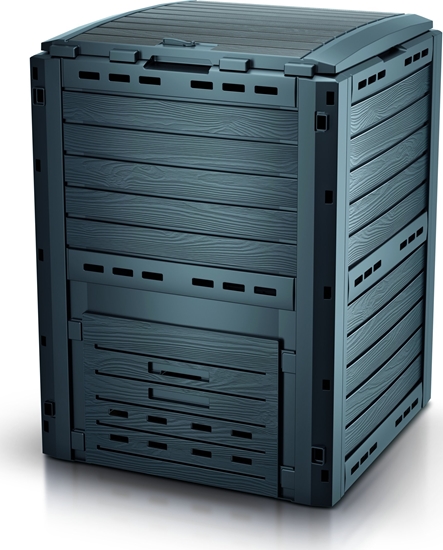 Picture of Prosperplast PROSPERPLAST KOMPOSTOWNIK 280L ANTRACYT COMPOGREEN WOODY