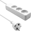 Picture of ProXtend Danish IT Power Strip 3-way 3 gniazda 1 m biaa (KIT3-KIT01W)