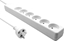 Picture of ProXtend Danish Power Strip 6-way 6 gniazd 1 m biaa (K6-KIT01W)