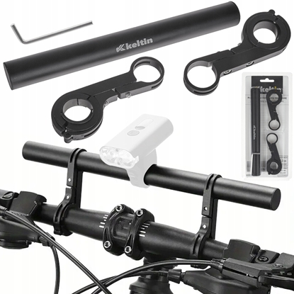 Attēls no Przeduenie kierownicy rowerowej  dodatkowy uchwyt rowerowy (100)