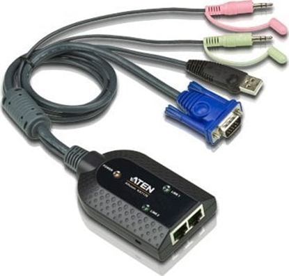 Picture of Przecznik Aten ATEN KA7178 KVM adapter, CPU module, VGA, USB, audio, virtual media, dual output