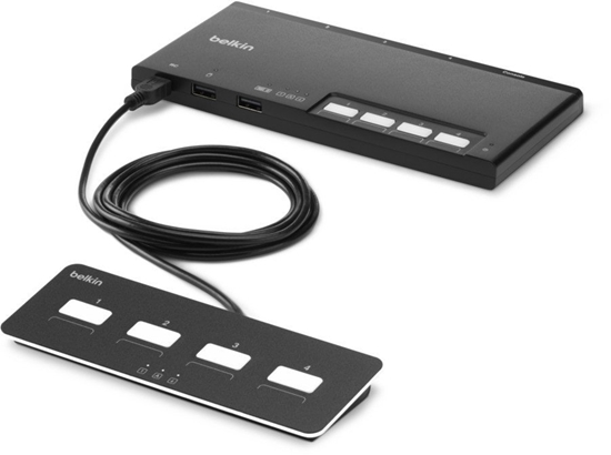 Picture of Przecznik Belkin Belkin F1DN004MOD-KM-4 przecznik KVM Czarny