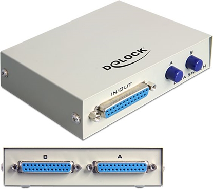 Picture of Delock Parallel Switch D-Sub 25 pin 2 port manual