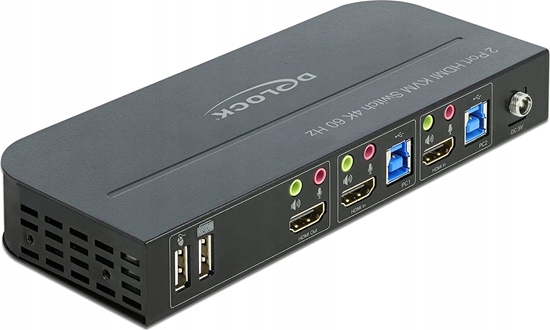 Picture of Delock HDMI KVM Switch 4K 60 Hz with USB 5 Gbps and Audio