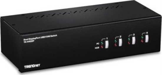 Picture of Trendnet KVM Switch 4-port Dual Monitor DisplayPort
