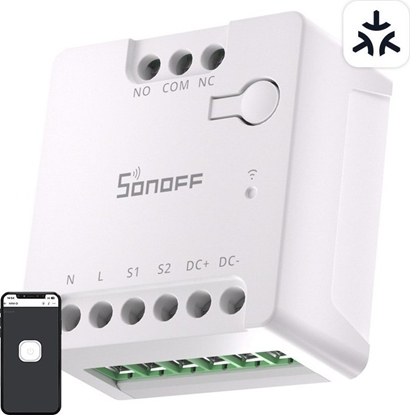Picture of Przecznik WiFi SONOFF MINI-D Matter (AC/DC 12-48V, styk bezpotencjaowy) Sonoff
