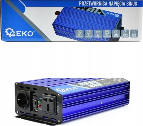 Picture of Przetwornica Geko Przetwornica napicia SINUS 24V/230V 1000/2000W (4)