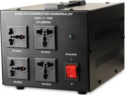 Attēls no Przetwornica Volt Konwerter napicia VP 2000 230VAC/110VAC