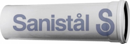 Attēls no PRZEWÓD POWIETRZNO-SPALINOWY DN80/125, KOLOR BIAY, WSUWANY DUGO 2000 MM