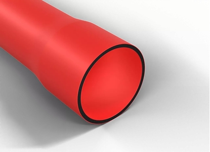 Picture of Przewód Q-Systems Rura osonowa Q Systems QRG 160/8,0 EKO z kielichem gadka czerwona