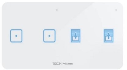 Picture of Przewodowy dwupolowy wcznik wiata i rolet czarny WSZ-22MP Tech Sterowniki