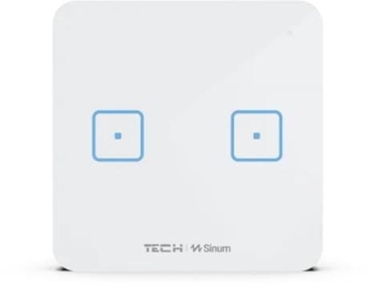 Picture of Przewodowy wcznik dwupolowy czarny WS-02M Tech Sterowniki