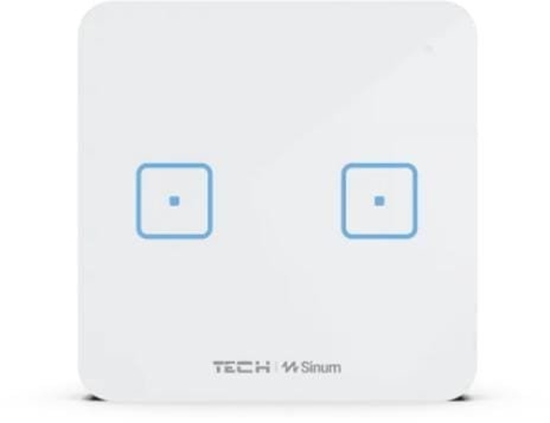 Picture of Przewodowy wcznik dwupolowy czarny WS-02M Tech Sterowniki