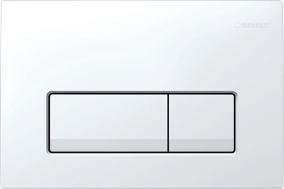 Изображение Przycisk spukujcy Geberit Delta 50 do WC biay (115.119.11.1)