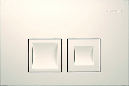 Изображение Przycisk spukujcy Geberit Przycisk uruchamiajcy Geberit Delta35, przedni, biay-alpin [1/10/180]