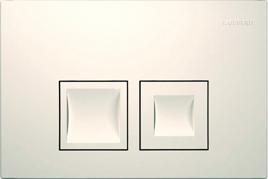 Изображение Przycisk spukujcy Geberit Przycisk uruchamiajcy Geberit Delta35, przedni, biay-alpin [1/10/180]