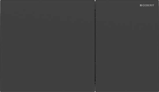 Изображение Przycisk spukujcy Geberit Przycisk uruchamiajcy Geberit Sigma70, przedni, czarna stal nierdzewna