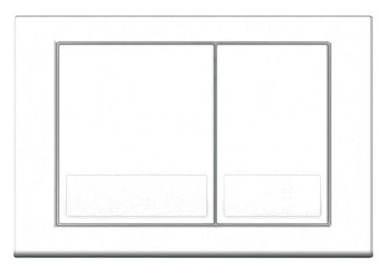 Picture of Przycisk spukujcy KK-Pol M06 do WC biay (SPP/030)