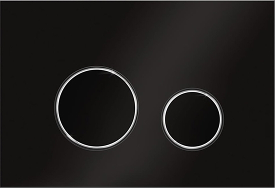 Picture of Przycisk spukujcy KK-Pol Pytka przycisków M11v1 Czarna/Czarne