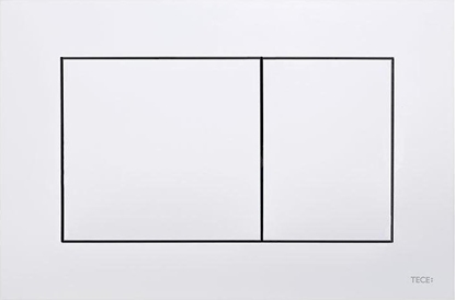 Изображение Przycisk spukujcy Tece TECEnow - przycisk spukujacy do WC, biay antybakteryjny