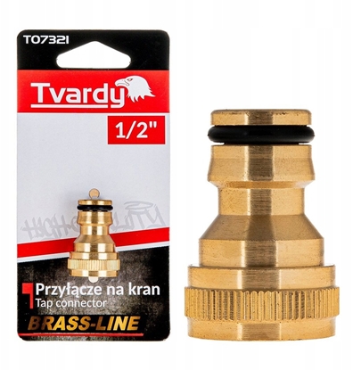 Picture of Przycze na kran 1/2" BRASS-LINE (10/80)