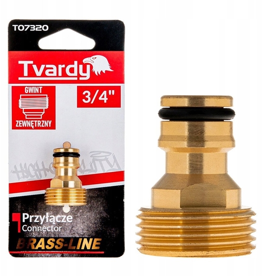 Picture of Przycze z gwintem zewntrznym 3/4" BRASS-LINE (10/80)