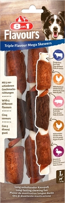 Picture of Przysmak 8in1 Triple Flavour szaszyki do ucia dla psa 160 g