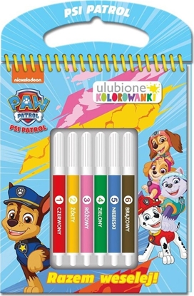 Attēls no Psi Patrol Ulubione kolorowanki cz.2 Razem weselej
