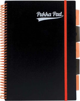 Attēls no Pukka Pads KOOZESZYT PUKKA NEON A4 PROJECT BOOK POMARACZOWY, KRATKA