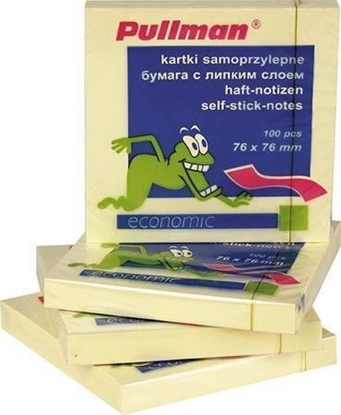 Picture of PULLMAN Karteczki samoprzylepne 75x75 PULLMAN P0023 óty 100 kart