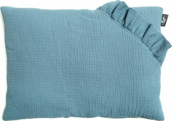 Picture of PULP BAMBOO Poduszka Mulinowa 35x45 cm Niebieska