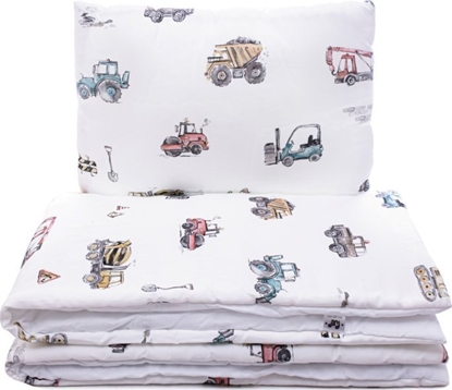 Изображение PULP BAMBOO Pociel z Baweny Satynowej z wypenieniem 80x100 cm - Plac Budowy