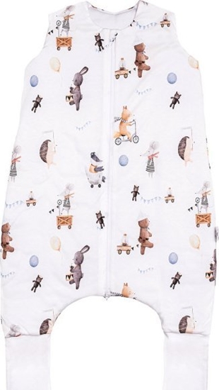 Picture of PULP BAMBOO piworek caoroczny ze skarpetkami 1 TOG -Zwierztka w podróy- od 1 roku do 2,5r