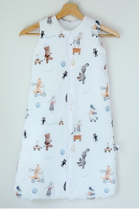 Attēls no PULP BAMBOO piworek ocieplany TOG 1,75 Jersey- Zwierztka w podróy do 12m