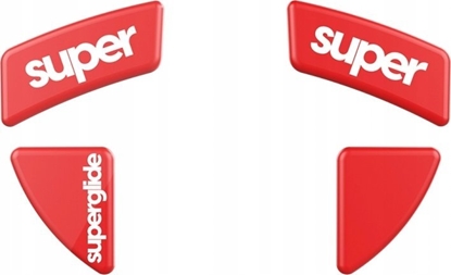 Attēls no Pulsar Superglide Glass Skates Razer Viper Ultimate Raudona Pakaitiniai Pel feet