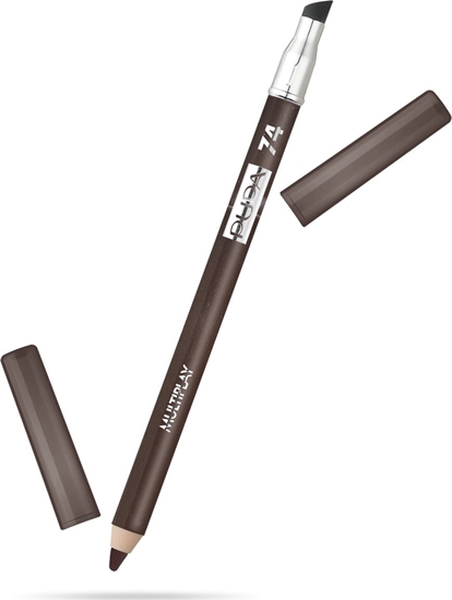 Picture of Pupa Pupa, Multiplay, Double-Ended, Eyeshadow & Kajal Eyeliner 2-In-1, 74, I Love Brownie, 1.2 g