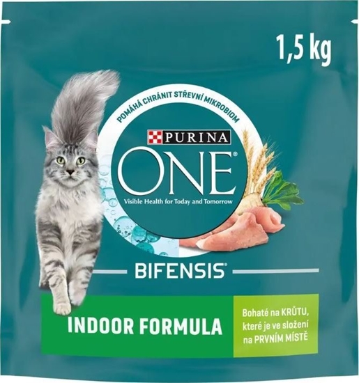 Picture of PURINA NESTLE PURINA One Bifensis Indoor Formula - sucha karma dla kota - 1,5 kg