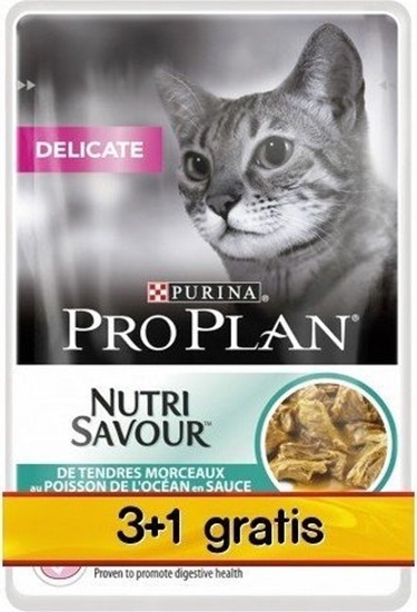 Picture of PURINA NESTLE Purina Pro Plan Delicate Ryba 85g 3+1