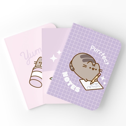 Attēls no Pusheen - Zestaw zeszytów A5 z kolekcji Moments 3 szt.