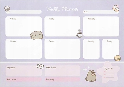 Picture of Pusheen Pusheen - Planner tygodniowy z kolekcji Moments 54 strony A3