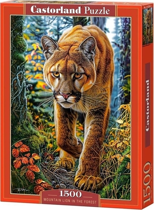 Picture of Puzzle 1500 Mountain Lion In The Forest CASTOR