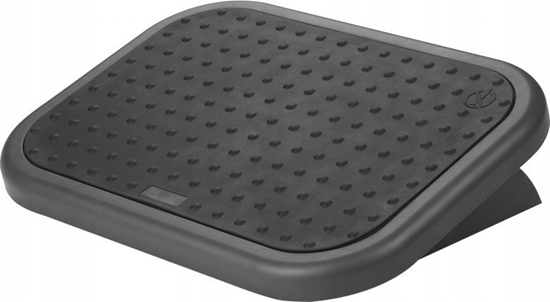 Изображение Q-Connect Podnóek Q-CONNECT, 450x330mm, z gumow mat, czarny