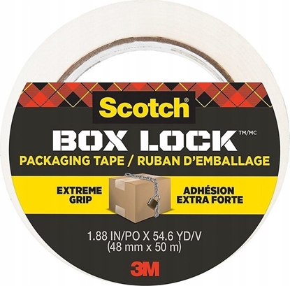 Attēls no Q-Connect Tama pakowa SCOTCH®Box Lock, 48mm x 50m, 1szt., transparentna