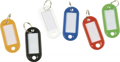 Attēls no Q-Connect Zawieszki na klucze Q-CONNECT, 50x22mm, 100szt., niebieskie