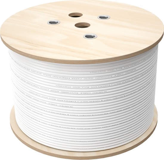 Picture of Q-Lantec Multi-kabel Multimedia 2 x U/UTP kat.5E + 2 x RG6 + 2 x FO G657A1, LSOH, szary 500m (KML5001)