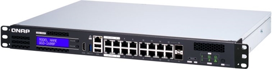 Picture of QNAP QGD-1600P Managed Gigabit Ethernet (10/100/1000) Power over Ethernet (PoE) 1U Black, Grey