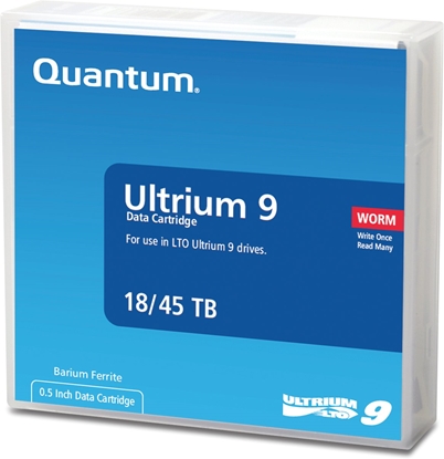 Picture of QUANTUM LTO Ultrium 9 WORM Media Cartridge only orderable in a pack of 20